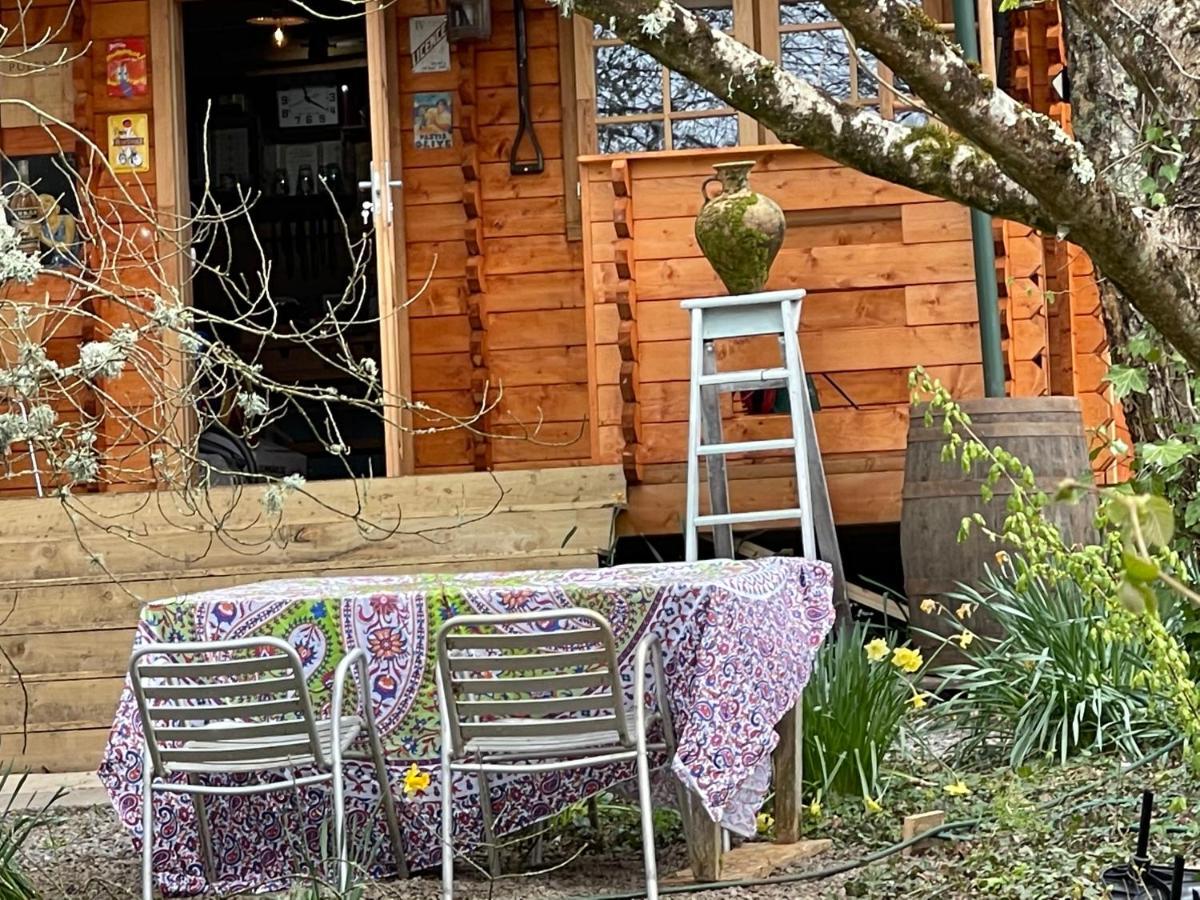 Retro Private Lodge With Hot Tub Nr Dartmoor Newton Abbot Exterior foto